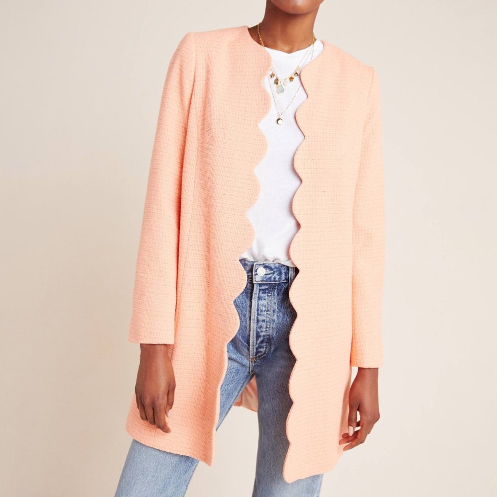 Anthropologie Helene Berman Tweed Jacket